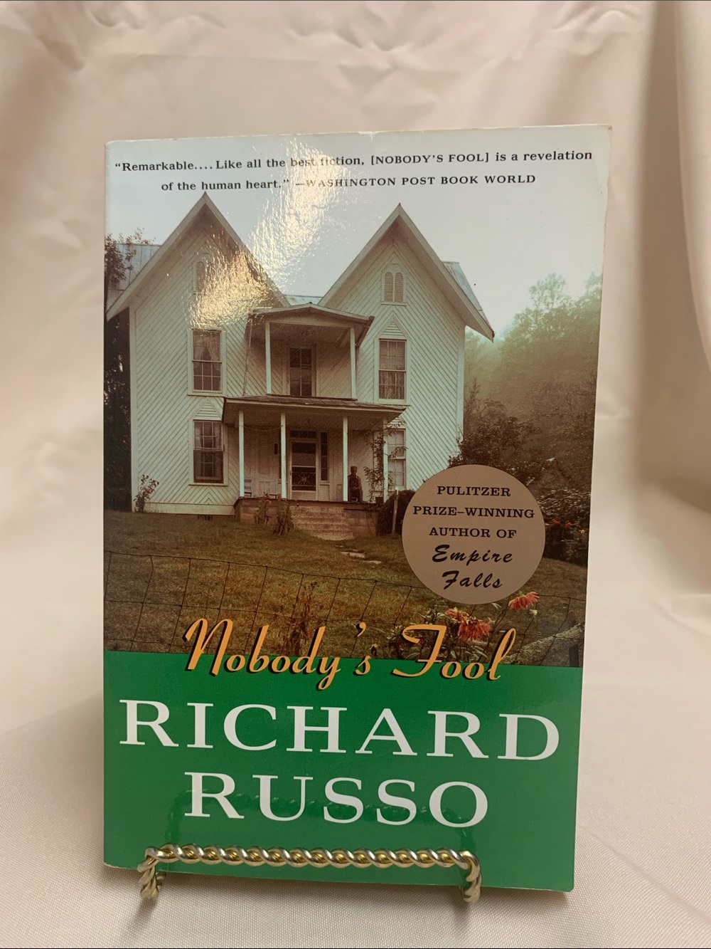 Nobody's Fool by Richard Russo - Green Cover Paperback